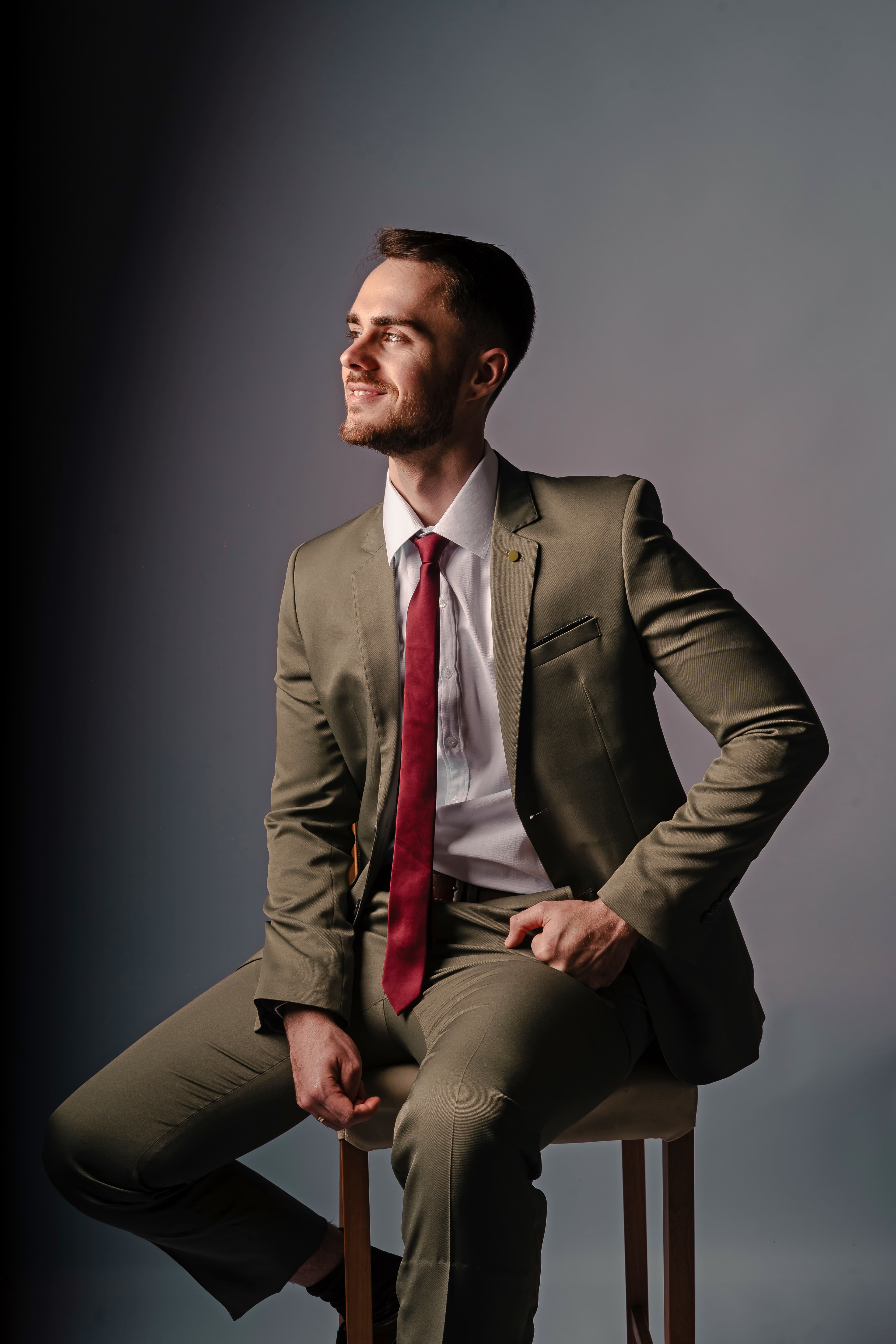 Corporate portrait — blue suit